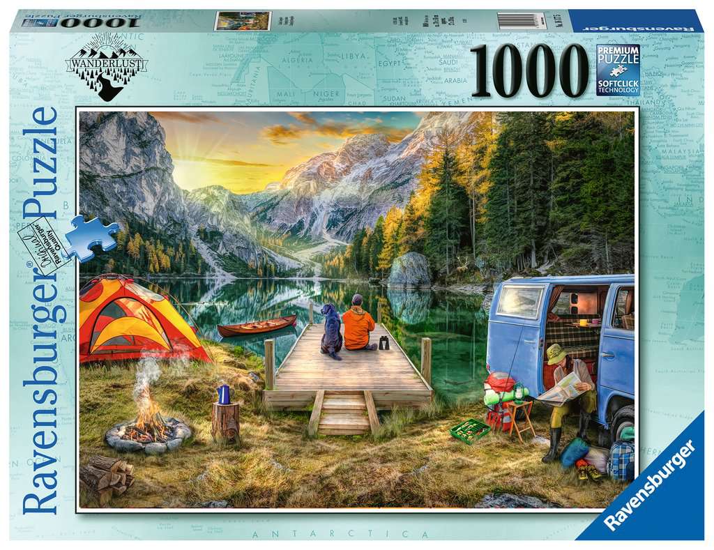 Ravensburger Calm Campsite 1000 Piece Puzzle image 0