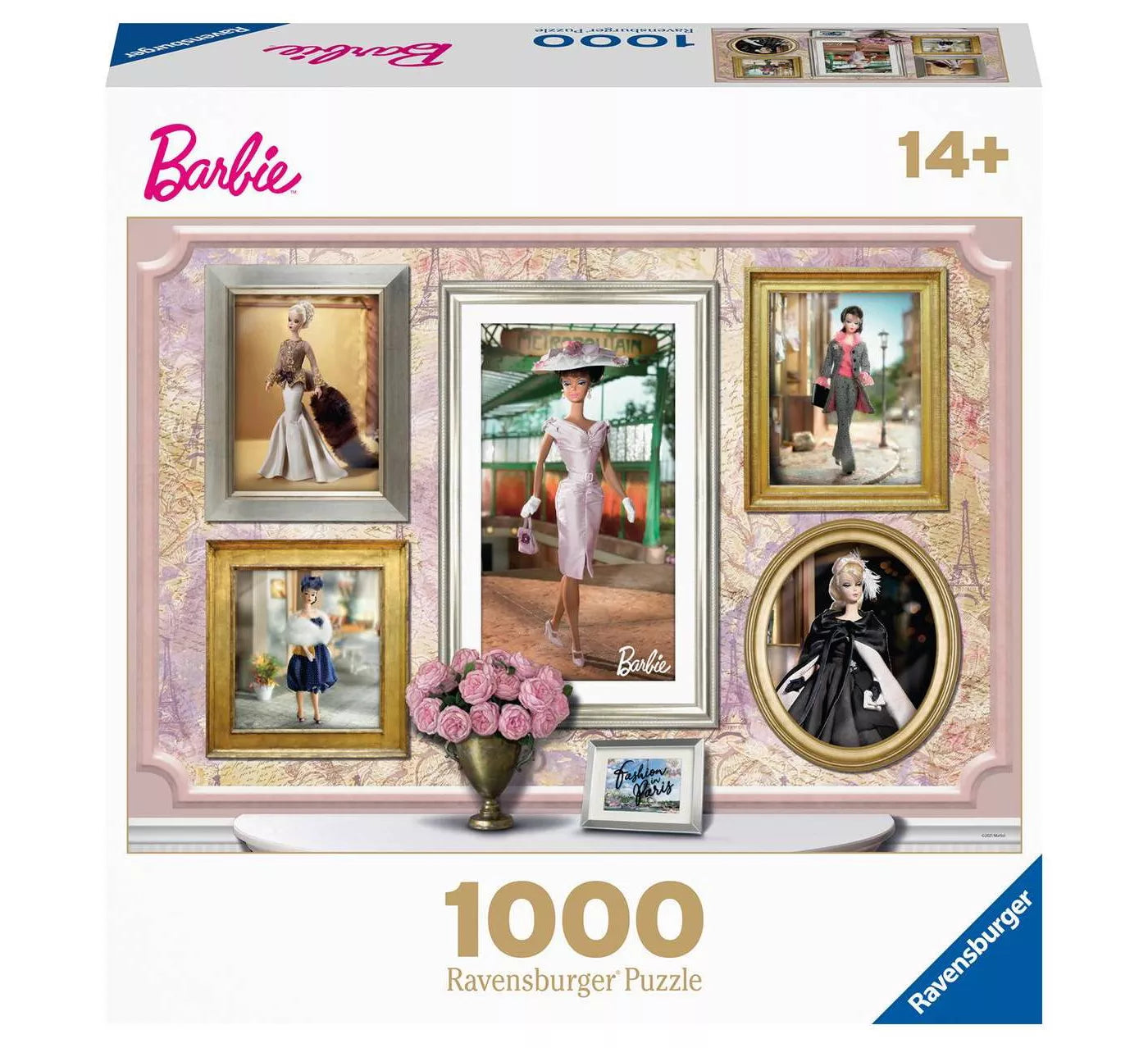Ravensburger Barbie Paris Fashion 1000 Piece Puzzle image 0