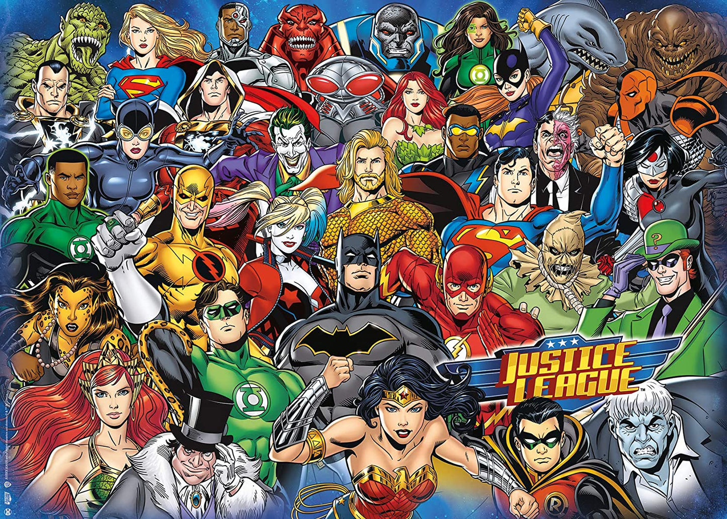 Ravensburger Justice League DC Comics Challenge 1000 Piece Puzzle image 1