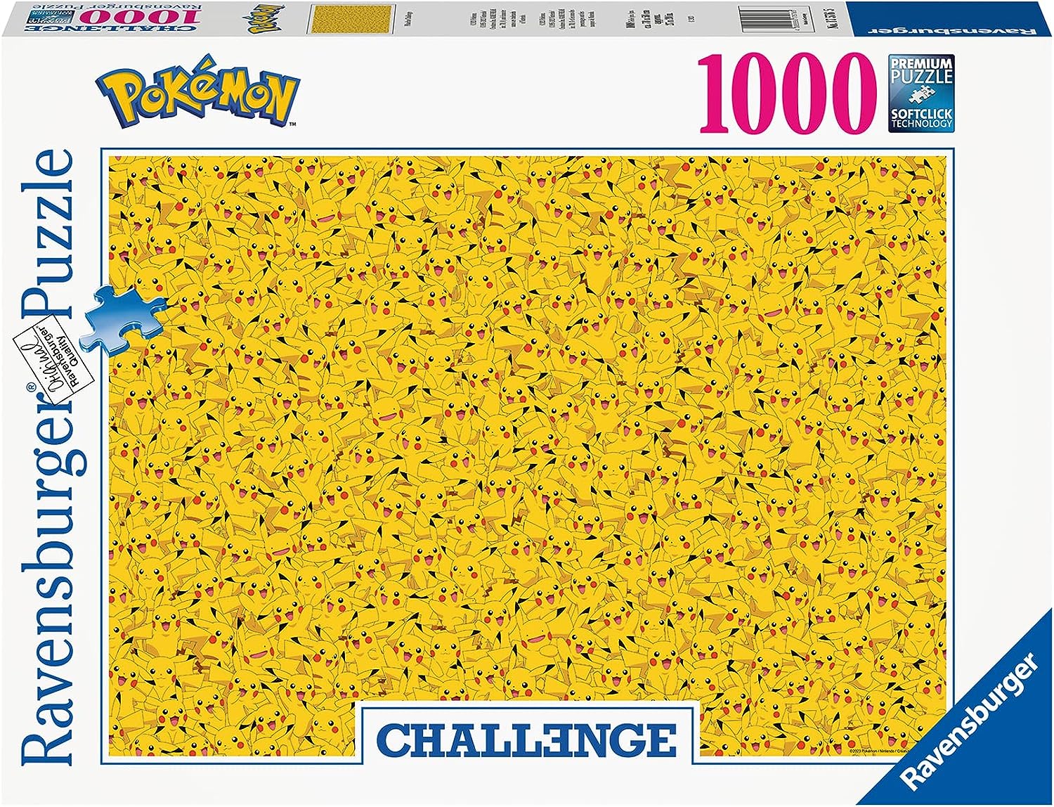 Ravensburger Pikachu Challenge 1000 Piece Puzzle image 0