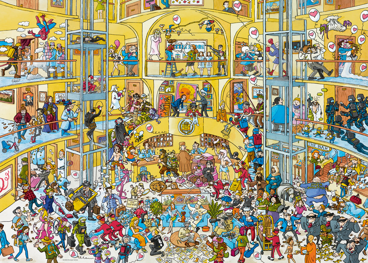 Heye Hotel Life 1000 Piece Puzzle image 1