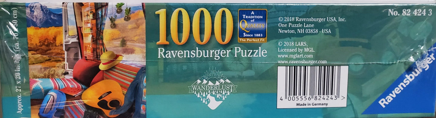Ravensburger Vanlife Camper Camping 1000 Piece Puzzle (square box) image 1