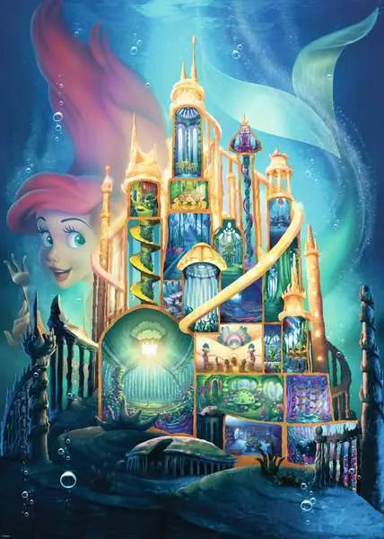 Ravensburger Disney Castle Collection Ariel 1000 Piece Puzzle image 1