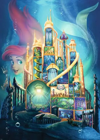 Ravensburger Disney Castle Collection Ariel 1000 Piece Puzzle image 1