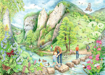 Ravensburger Walking World 2 Dovedale 1000 Piece Puzzle image 1