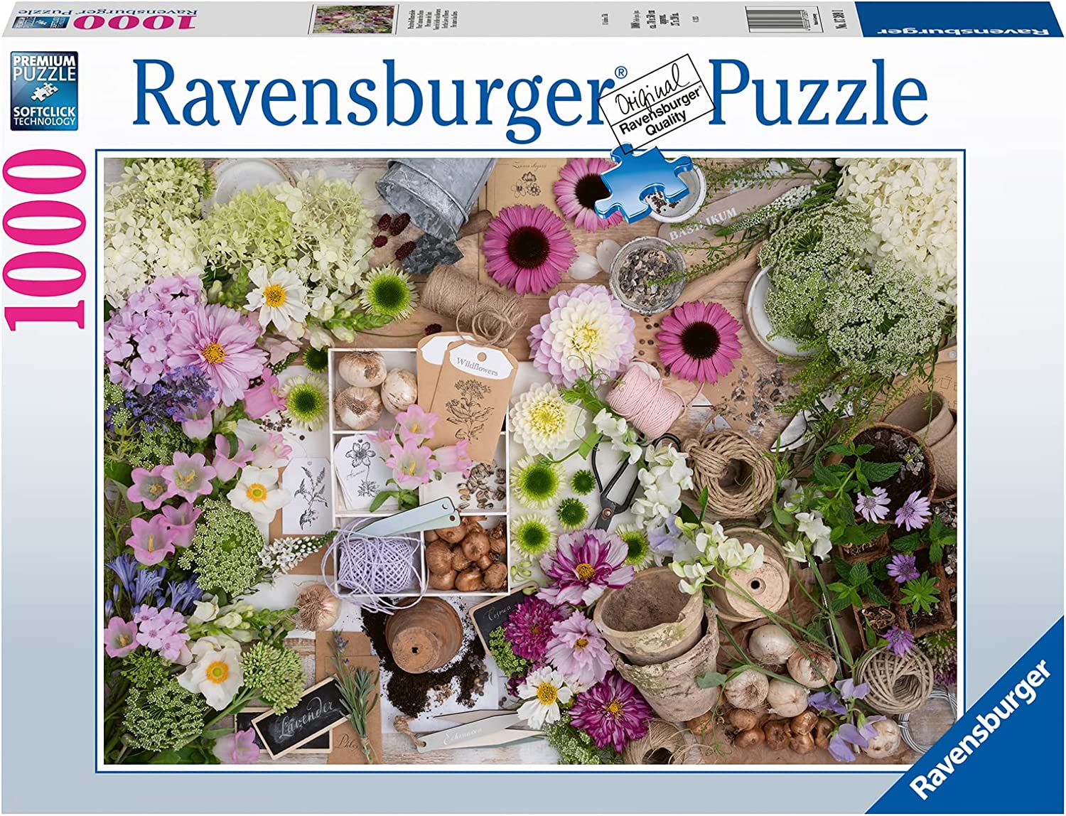 Ravensburger For the Love of Flowers 1000 Piece Puzzle image 0