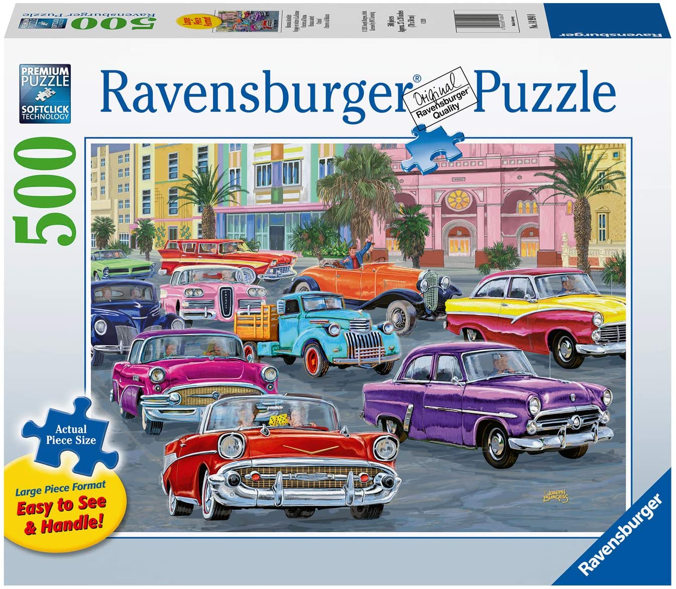 Ravensburger Cruisin' 500 Piece Large Format Puzzle image 0