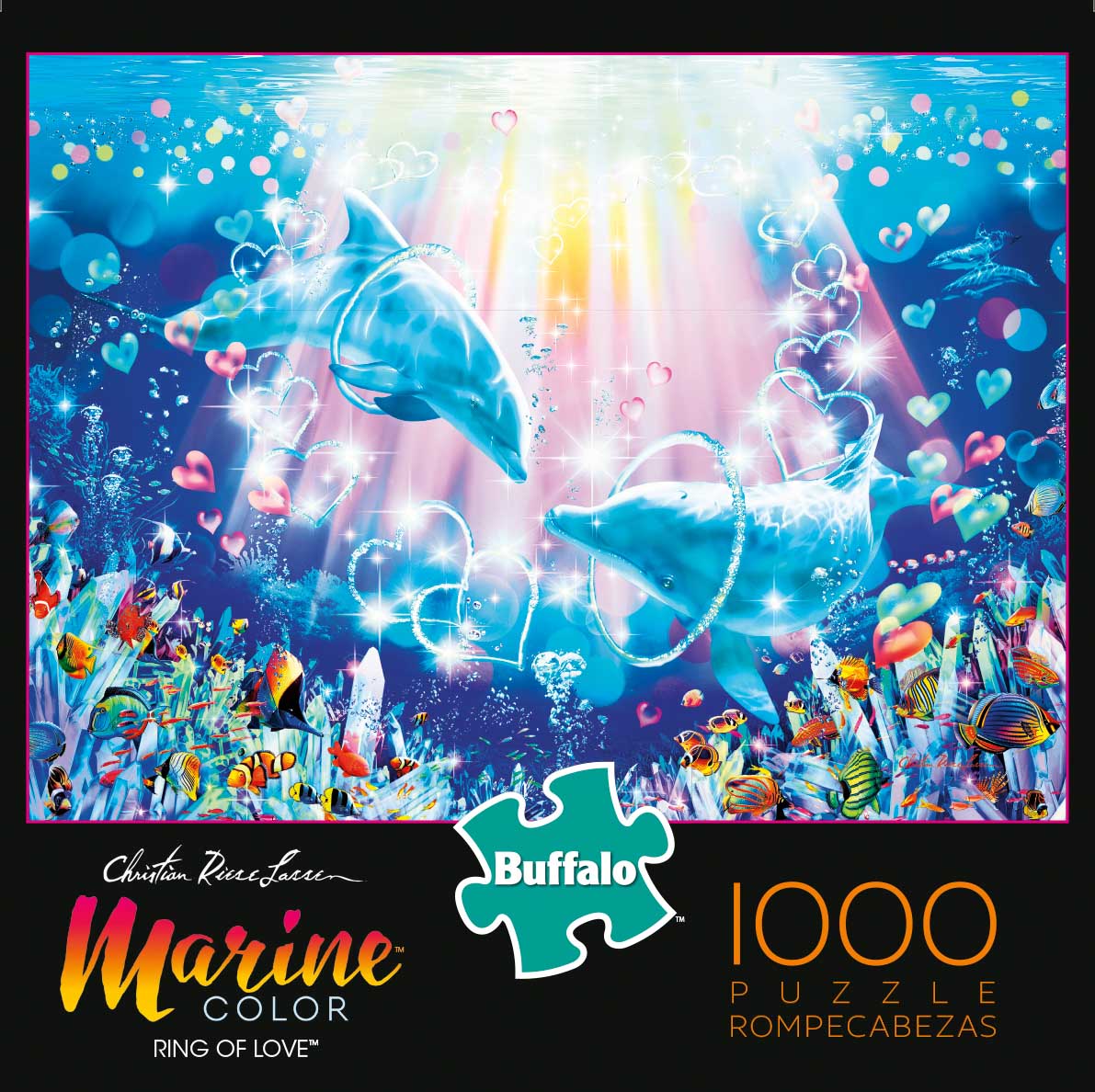 Buffalo Games Marine Color Ring of Love 1000 Piece Puzzle image 0