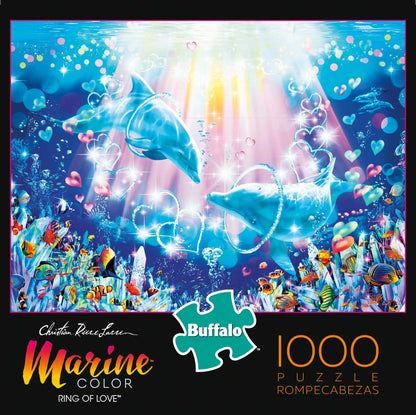 Buffalo Games Marine Color Ring of Love 1000 Piece Puzzle image 0