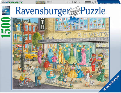 Ravensburger Sidewalk Fashion 1500 Piece Puzzle image 0