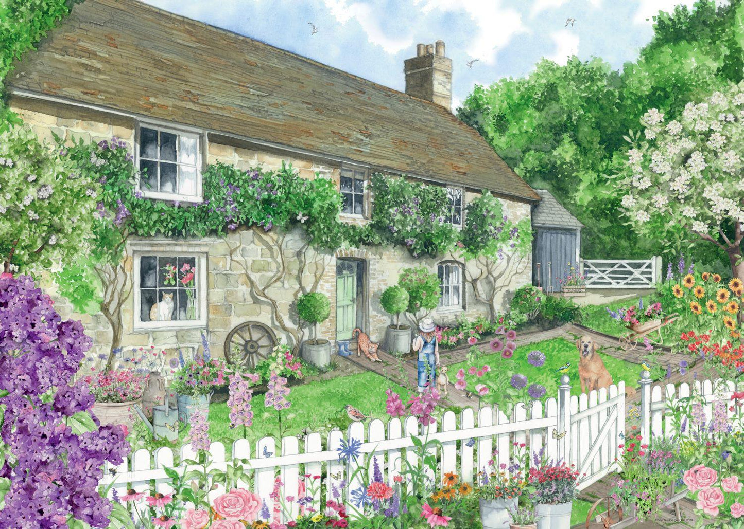 Ravensburger Secret Garden 1000 Piece Puzzle image 1