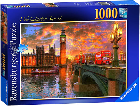 Ravensburger Westminster Sunset 1000 Piece Puzzle image 0