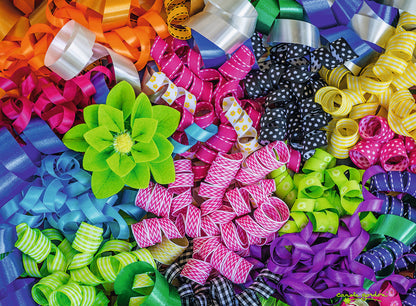 Ravensburger Colorful Ribbons 500 Piece Puzzle image 1