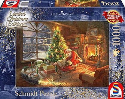 Schmidt Limited Christmas Edition Santa Is Here 1000 Piece Puzzle image 0