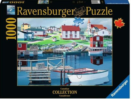 Ravensburger Canadian Collection Greenspond Harbor 1000 Piece Puzzle image 0