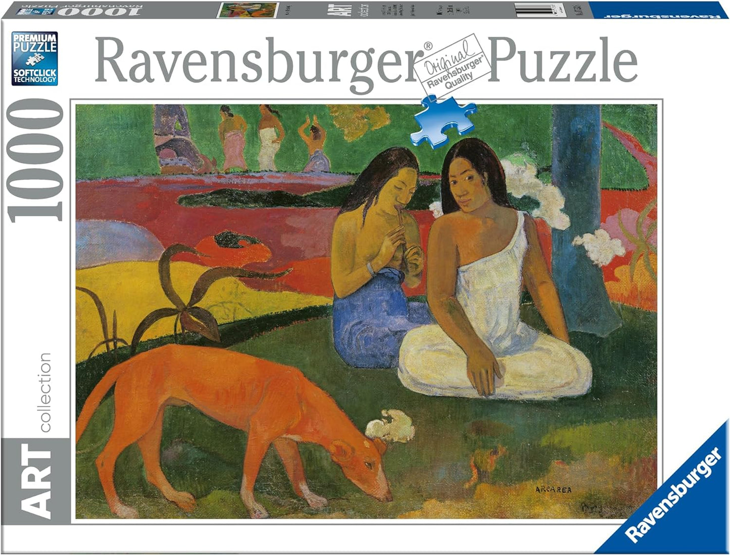 Ravensburger Art Collection Gauguin: Arearea (The Red Dog) 1000 Piece Puzzle image 0