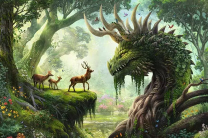 Ravensburger The Forest Dragon Awakes 3000 Piece Puzzle image 1