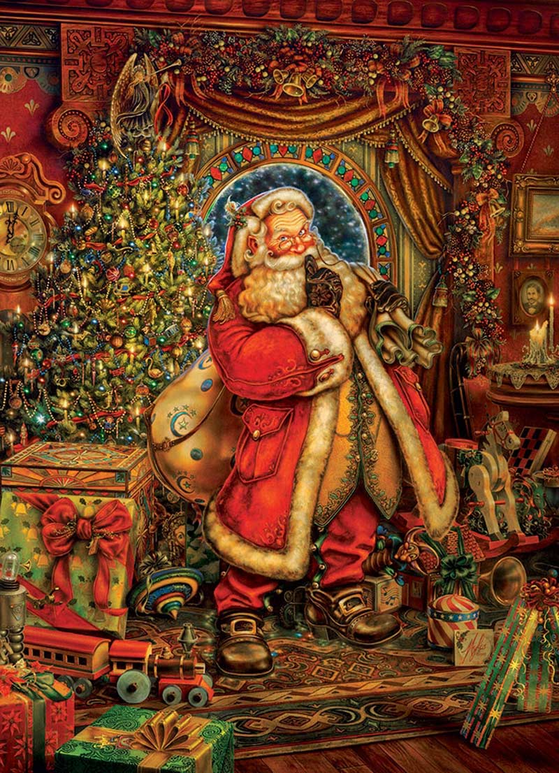 Cobble Hill Christmas Presence 1000 Piece Puzzle image 1