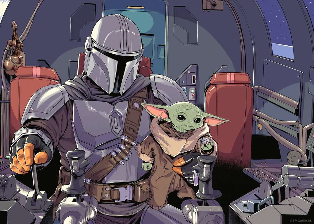 Ravensburger Star Wars The Mandalorian 1000 Piece Puzzle image 2