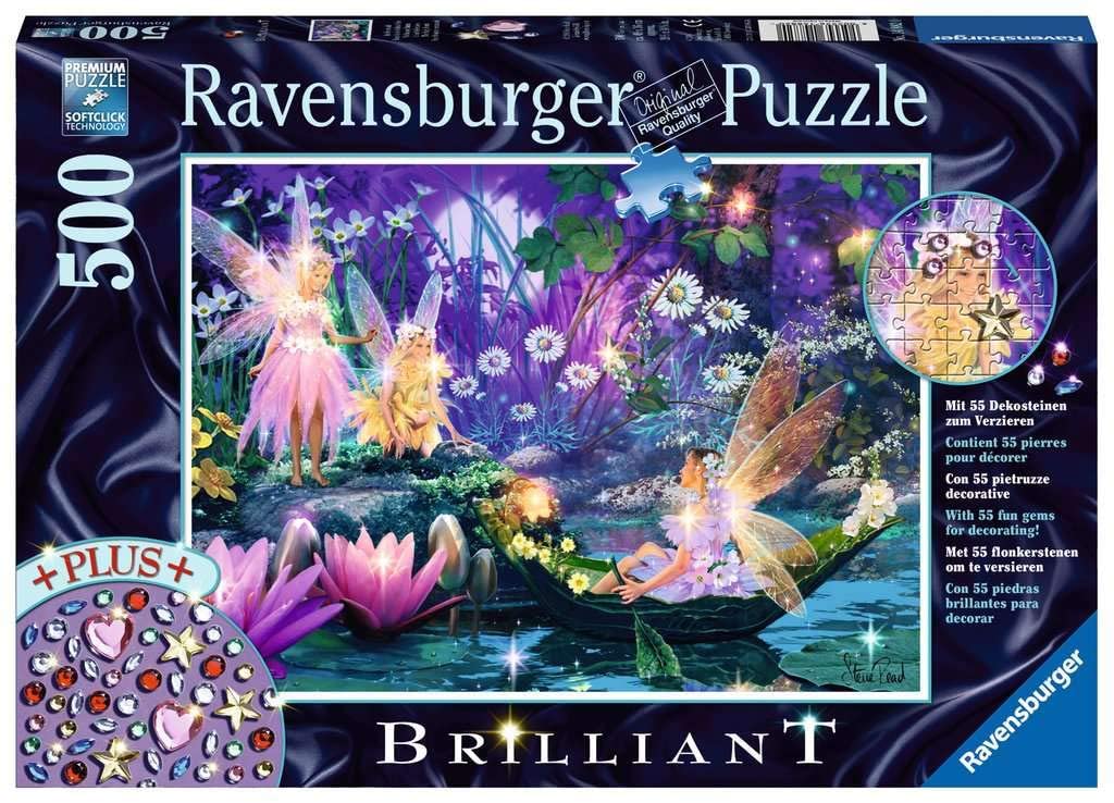 Ravensburger Brilliant In the Fairy Forest 500 Piece Puzzle image 0