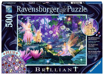 Ravensburger Brilliant In the Fairy Forest 500 Piece Puzzle image 0
