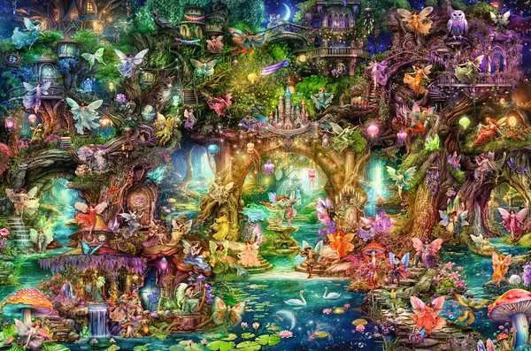 Ravensburger The Hidden World of Fairies 4000 Piece Puzzle image 1