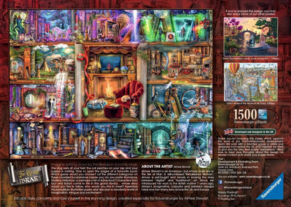 Ravensburger Aimee Stewart The Grand Library 1500 Piece Puzzle (Dented Box) image 1