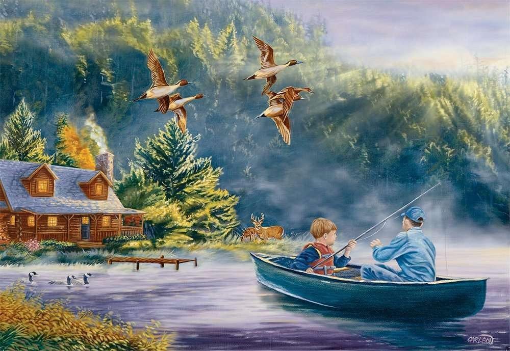 Ravensburger Weekend Escape 500 Large Piece Puzzle image 1
