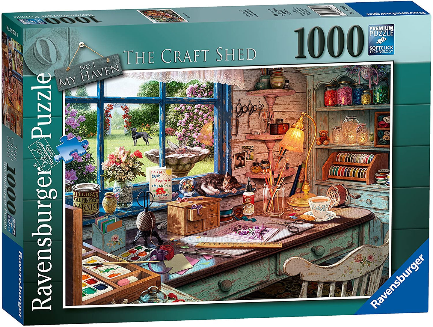 Ravensburger My Haven No. 1 The Craft Shed 1000 Piece Puzzle image 0