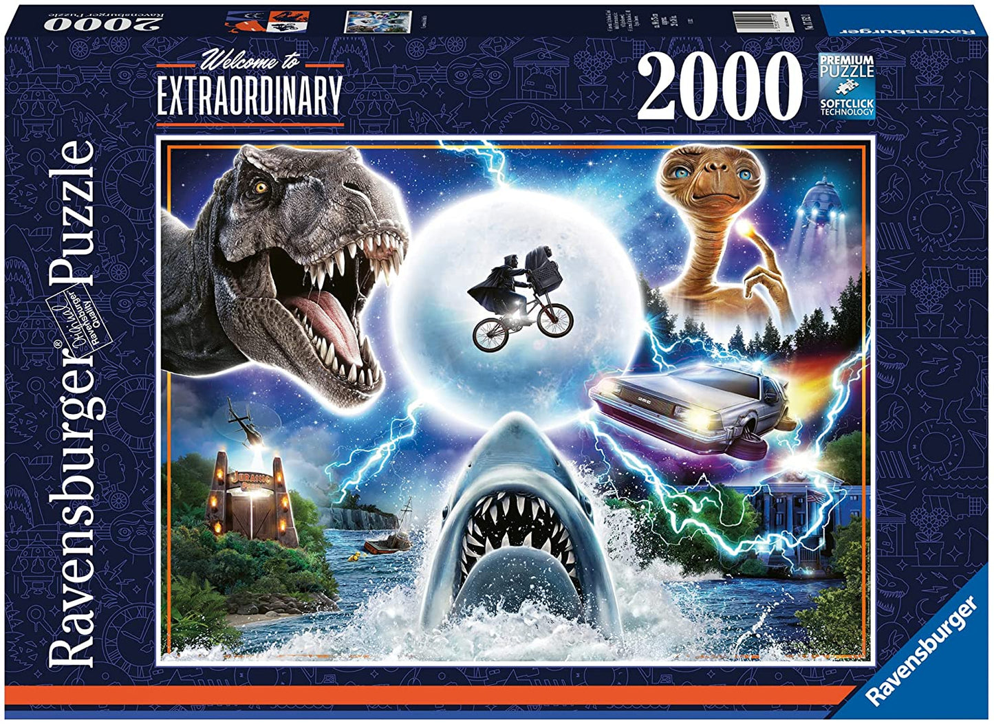 Ravensburger Universal Classic Movie Montage 2000 Piece Puzzle image 0