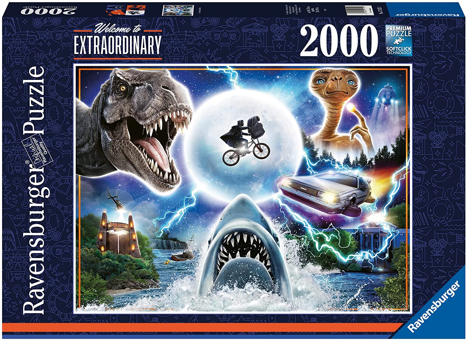 Ravensburger Universal Classic Movie Montage 2000 Piece Puzzle image 0