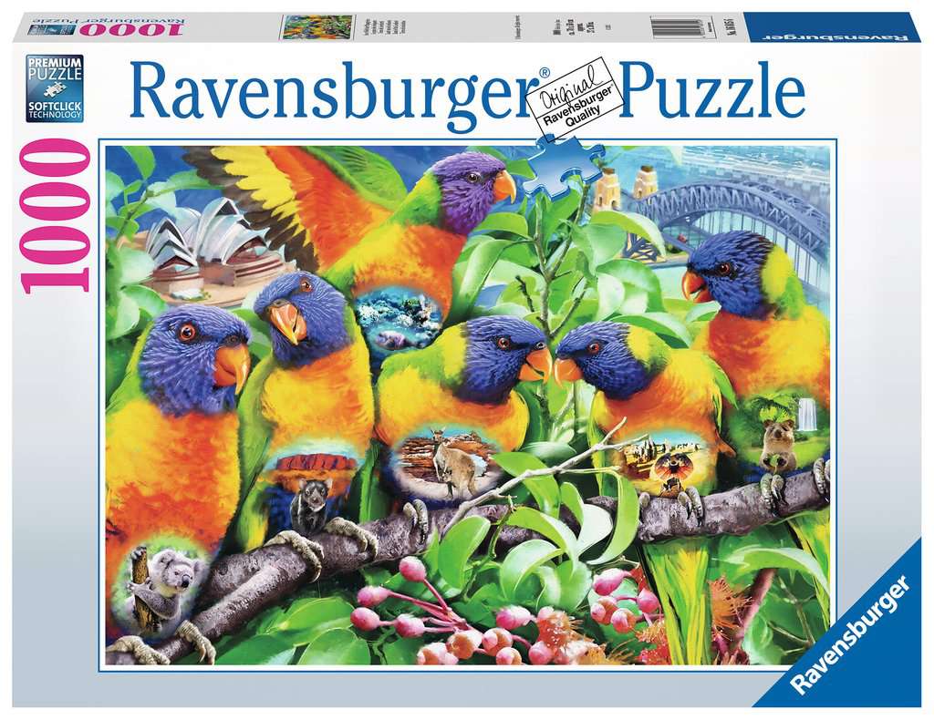 Ravensburger Land of the Lorikeet 1000 Piece Puzzle image 0