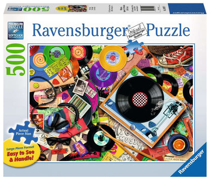 Ravensburger Aimee Stewart Viva Le Vinyl 500 Piece Large Format Puzzle image 0