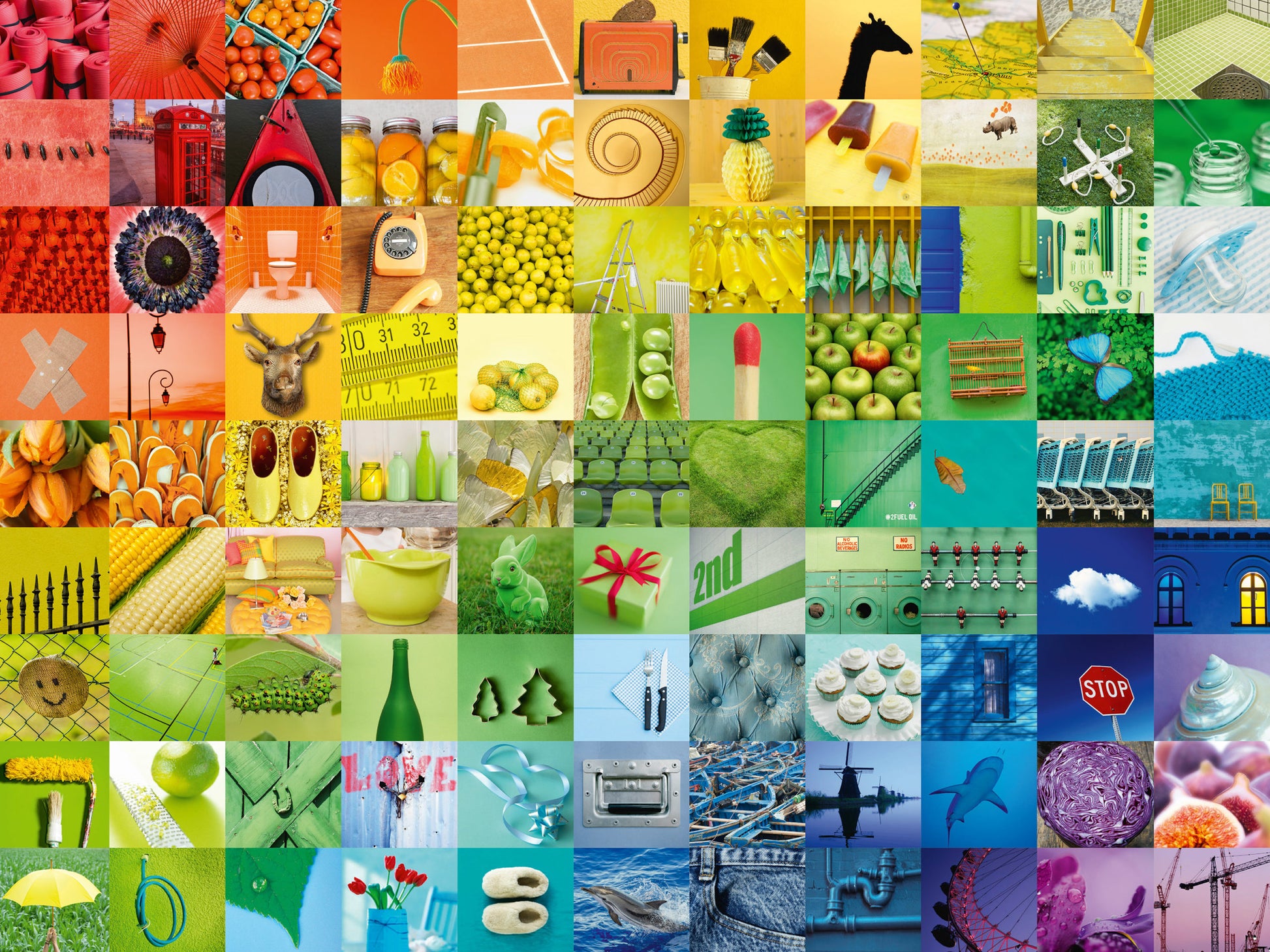 Ravensburger Color Palettes 99 Daily Colors 500 Piece Puzzle image 1
