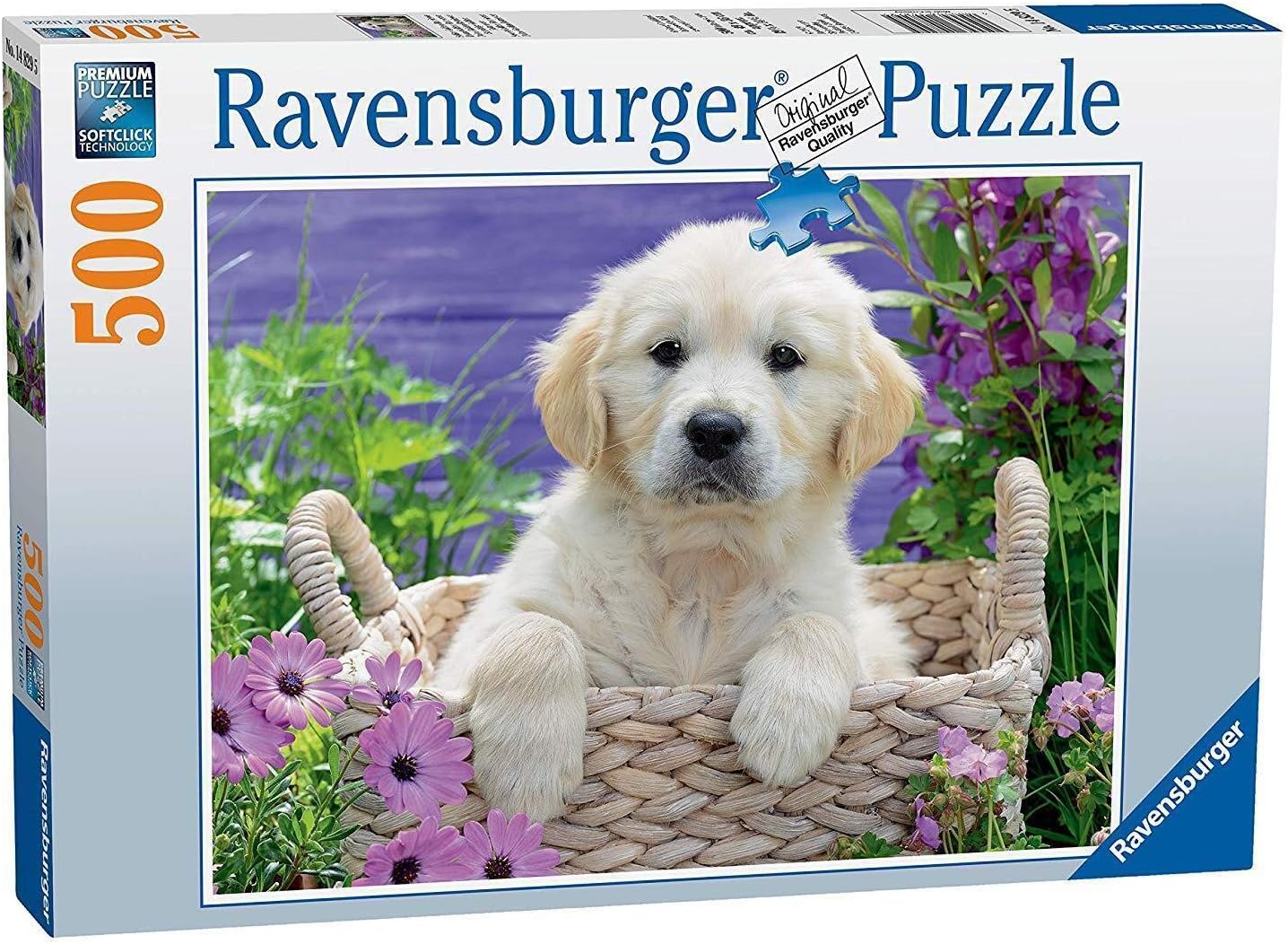 Ravensburger Sweet Golden Retriever 500 Piece Puzzle image 0
