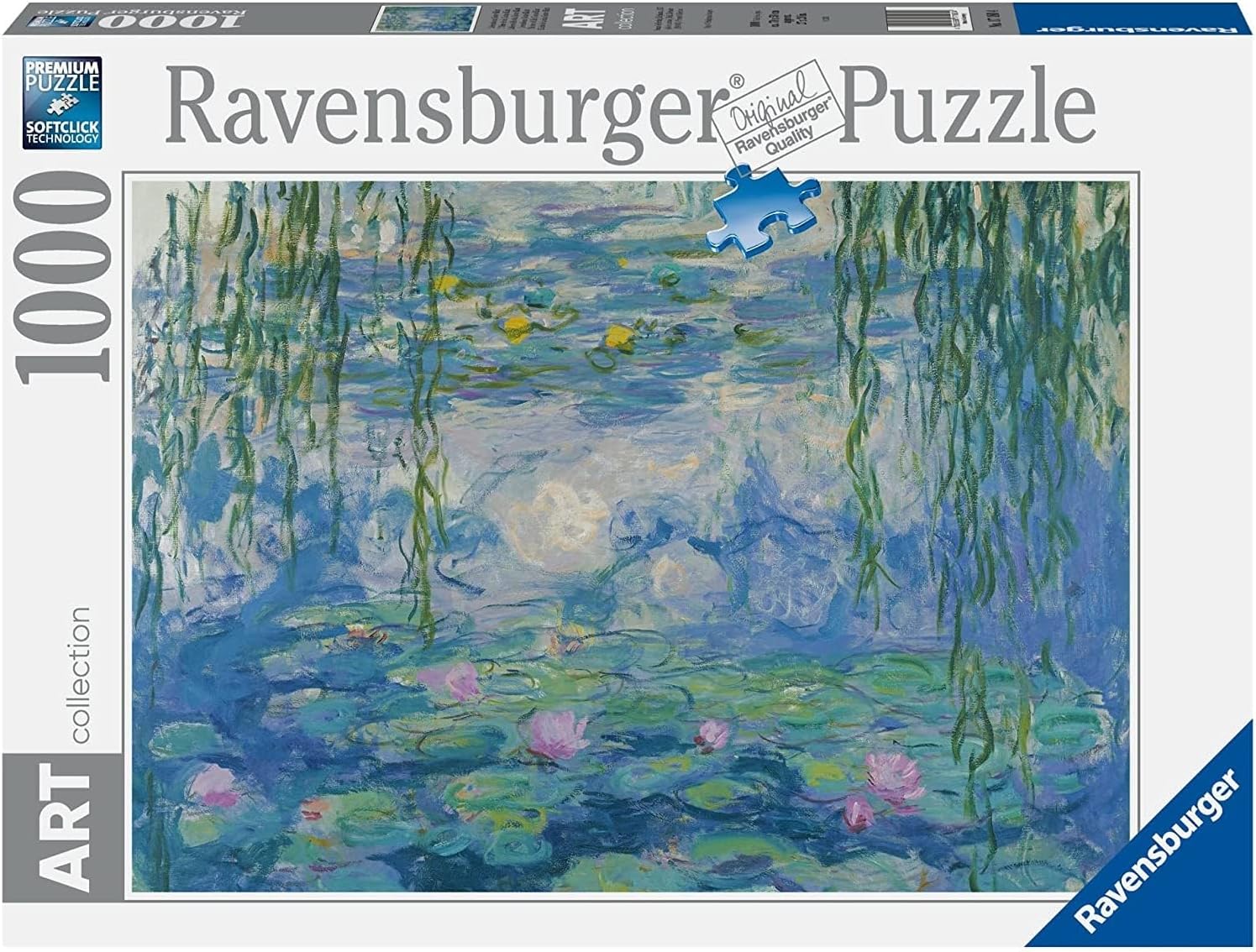 Ravensburger Art Collection Monet Waterlilies 1000 Piece Puzzle image 0