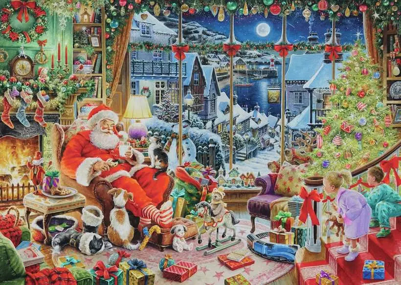 Ravensburger 2026 Christmas Limited Edition - No. 30 Santa Takes A Break 1000 Piece Puzzle