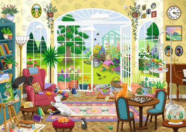 Ravensburger Summer Garden Parlour 1000 Piece Puzzle