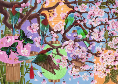 Ravensburger Cherry Blossom Time 1000 Piece Puzzle image 1