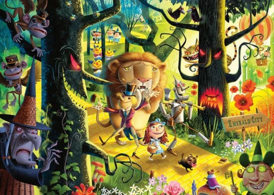Ravensburger Lions, Tigers and Bears, Oh My! (Wizard of Oz) 1000 Piece Puzzle image 1