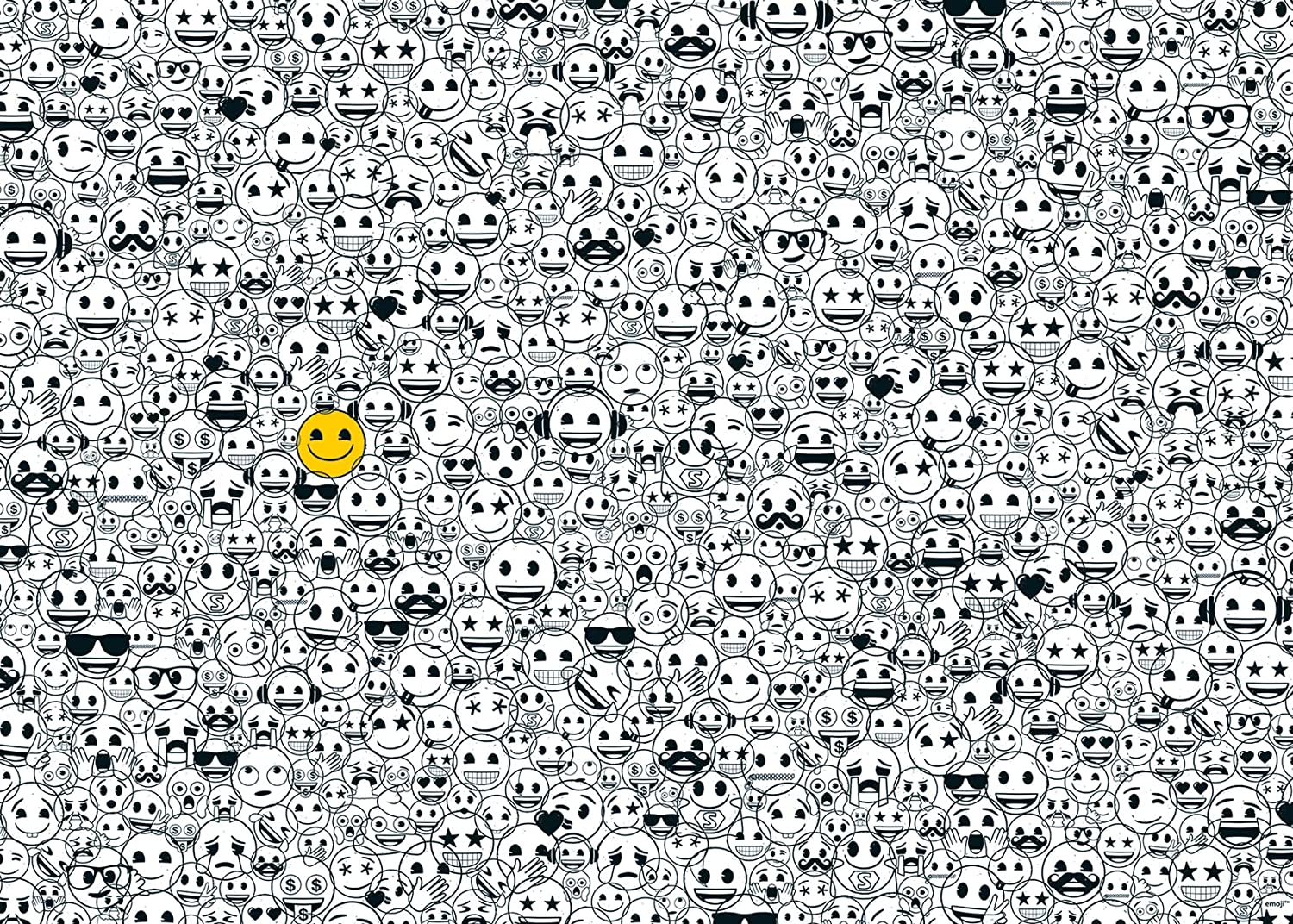 Ravensburger Emoji Challenge 1000 Piece Puzzle image 1