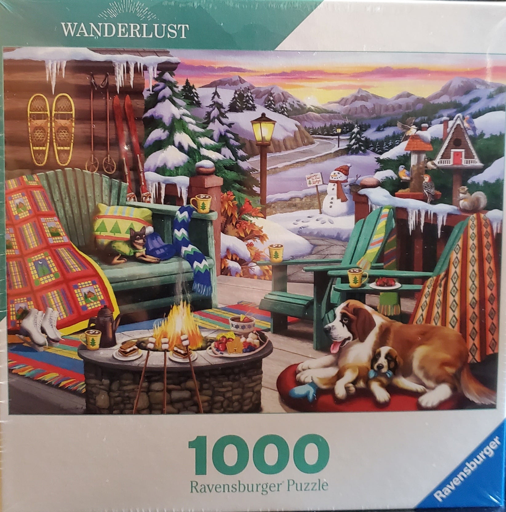 Ravensburger Apres All Day Ski 1000 Piece Puzzle image 0