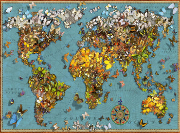 Ravensburger World of Butterflies 500 Piece Puzzle image 1
