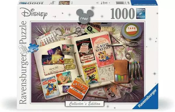 Ravensburger Disney Collector's Edition 1940 Mickey Anniversary 1000 Piece Puzzle image 0