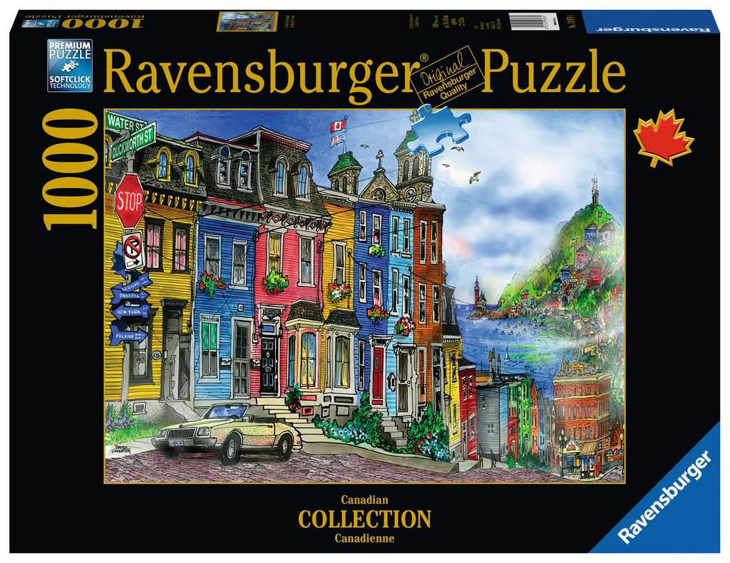 Ravensburger Canadian Collection St. Johns Newfoundland 1000 Piece Puzzle image 0