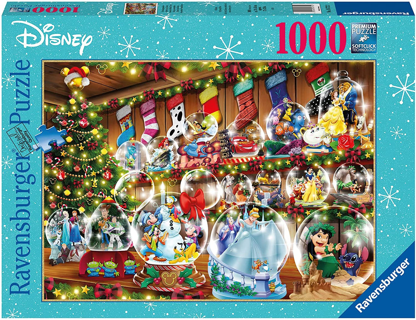 Ravensburger Disney Christmas Snowglobe Paradise 1000 Piece Puzzle image 0