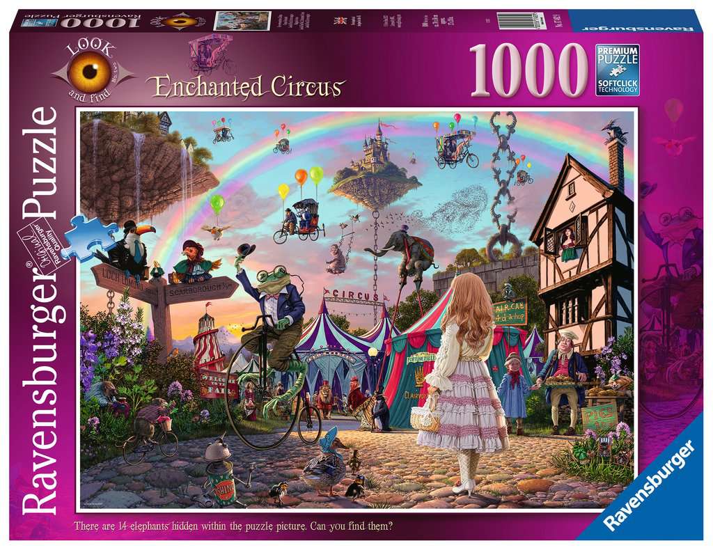 Ravensburger Look & Find Enchanted Circus 1000 Piece Puzzle image 0
