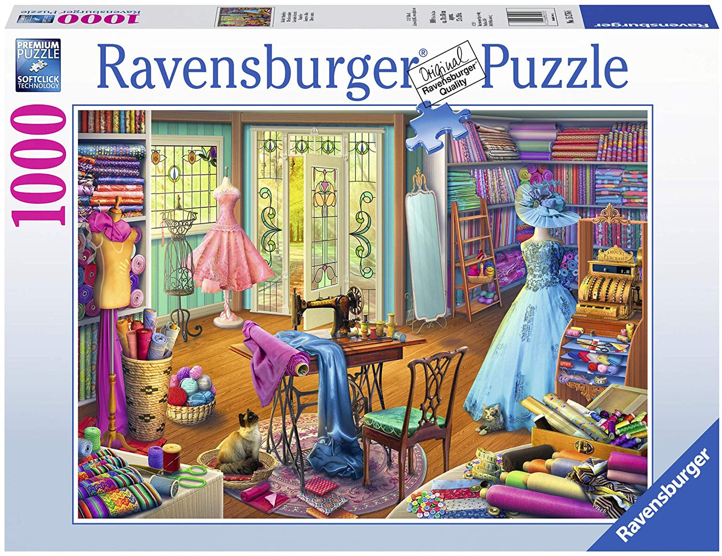 Ravensburger Seamstress Shop 1000 Piece Puzzle image 0
