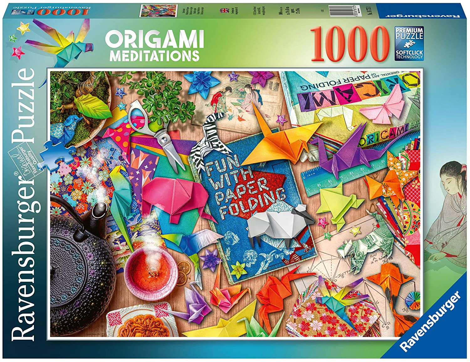 Ravensburger Aimee Stewart Origami Meditations 1000 Piece Puzzle image 0