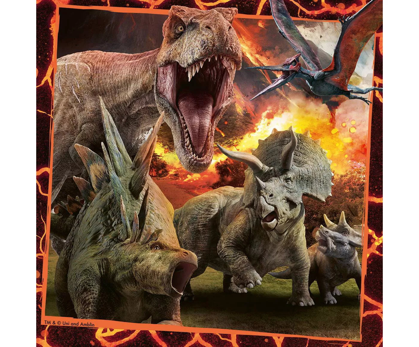Ravensburger Jurassic Park 3 x 49 Puzzle Pack image 3
